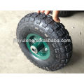 10 inches 4.10/350-4 trolley parts , barrow equipment ,inflatable rubber wheel , pneumatic wheel can use for lawn wheelbarrow